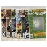 6 Marvel Spider-Man Comics Stickers shown are