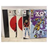 5 Valiant Comics Stickers shown are on the
