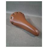 Velo Brown Synthetic Leather Rivet Bicycle Saddle