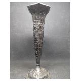 Ornate Silver Plated Dutch Vase- Windmills &