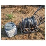 Hose Reel and Mighty Tuff Container