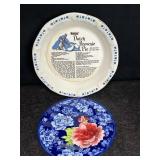 VINTAGE WATKINS DUTCH BROWNIE CERAMIC PIE PLATE &