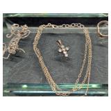 Sterling Silver Jewelry & Scrap , Cross Pendant &