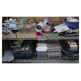 CONTENTS OF 2 SHELVES: KITCHEN BAKING