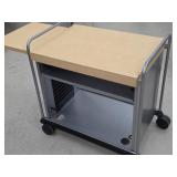 HD Rolling Cart w/ Chopping Block Style Top