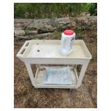 Rolling Cart Plus Snow & Ice Melt