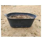 Antique Cast Iron Planter Ham Boiler Roaster