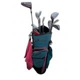 Vintage Burton Golf Bag with RH Clubs