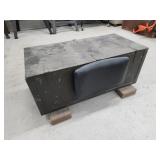 Makeshift 4 Wheeler Seat / Storage Chest