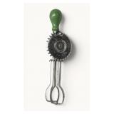 VTG Childï¿½s Egg Beater w/ Green Wood Knob