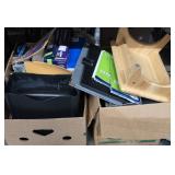 Box Lot Under Table Office Supplies + Untested No