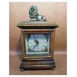 Keepsake Box Clock with Lion On Top, Clock Works