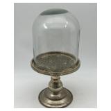 GODINGER SILVER ART CO. LTD. GLASS DOMED PEDESTAL