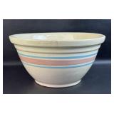 McCoy Oven Ware USA Pottery 12ï¿½ï¿½ Bowl Pink Blue