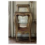 Antique French Vitrine Curio Cabinet missing