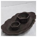JAPANESE BONSAI POT DISPLAY FOR TABLE TOP 10"