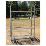 Rolling Rack for Shop or Garden Shed