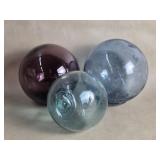 Hand Blown Japanese Glass Fishing Floats ?