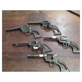 Five West German 22 Revolvers for Parts / Repair