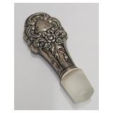Vtg Towle Sterling Perfume Bottle Stopper