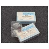 Two Boxes Millet Ribbed Shotgun Sights NOS
