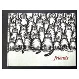 1973 B Kliban Cats New Friends Address and