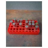 MTM Red 50-Rd Ammo Box w/ Mixed .38/.357
