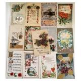 13 Antiques Postcards