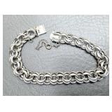 VTG Sterling Kaco Sterling Bracelet w/ Safety