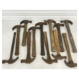 DOZEN VINTAGE CLAW HAMMERS
