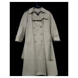 Vtg London Fog Trench Coat Sz 4 Petite