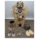 Biscotti & Espresso Costume Jewelry Set & Belt