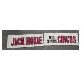 Vtg Jack Hoxie Big 3 Ring Circus Advertisement