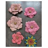 Wall Hanging Metal Flowers
