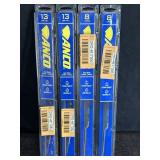 2 SETS NOS ANCO WIPER BLADES 13 IN. & 8 IN.