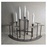 Modern Brutalist-style Candelabra