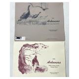 2 ARKANSAS WILD TURKEY STAMP PRINTS SIGNED &