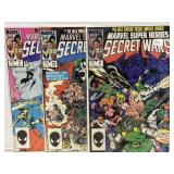 3 Marvel Comics Marvel Super Heroes Secret Wars