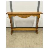 HEART THEMED WOOD COUCH TABLE WALL TABLE