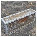 Vintage Chest w/ Ouchita Tigers Plate