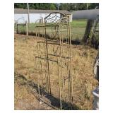 Small Bakers Rack Patio Stand Needs Glass/ Wood