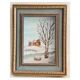 Hand Painted/ Signed Art in Shadow Box Style