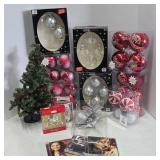 CHRISTMAS: GLASS & SHATTER PROOF ORNAMENTS,
