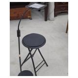Magnifier Lamp & Folding Stool