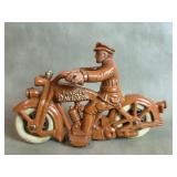 Vintage 1930s Hubley Harley Davidson Cast Iron