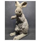 Hare Rabbit Bunny Garden Statue, Resin W/
