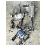 BLACK & DECKER & CHICAGO ELECTRIC DRILLS W/