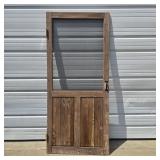 35" x 80" Wood Screen Door