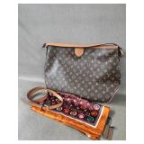 Louis Vuitton? Bag w/ Strap & Scarf - Not