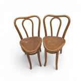 ANTIQUE BENTWOOD CHAIRS THINET STYLE 14" WIDE,